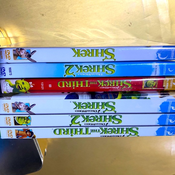 SHREK DVD BUNDLE SHREK 1, SHREK 2 & SHREK THE THIRD DREAMWORKS VINTAGE - Picture 7 of 12